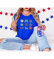 Retro 4th of July Elements Shirt, American Independence,
