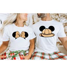 Animal Kingdom Safari hats couple shirts Disney Mickey