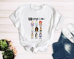 god says i am princess bible verse shirt, christian kids shirt, cute christian gift shirt, princess squad shirt