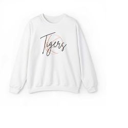 tigers game day sweatshirt, tiger pride shirt, go tigers, gameday shirt, tigers basketball, tigers mascot tee