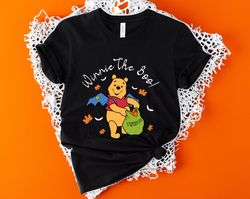 winnie the boo shirt, disneyland halloween shirt, trick or treat, pooh bear halloween party 2024, disney trip shirt