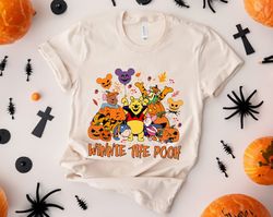 winnie the boo halloween shirt, disneyland halloween shirt, trick or treat,pooh bear halloween party 2023, disney trip s