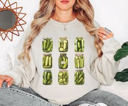 | pickle juice shirt | vintage pickle jar sweatshirt | pickle slut shirt | canned pickle lover gift |