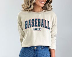 baseball sweatshirt baseball vibes sweatshirt baseball sweater baseball game day shirt family baseball shirt baseball lo