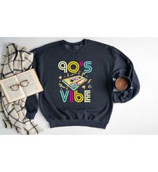 90's vibe sweatshirt, 90's sweatshirt, 90's tape hoodie, 90's party costume sweatshirt, 90's music lover sweatshirt, col