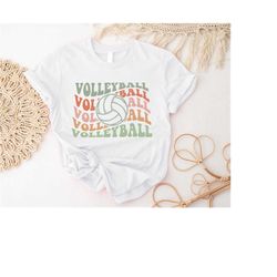 retro volleyball shirt, groovy volleyball t-shirt, cool game