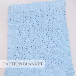 Finger Knit Blanket Pattern, Alize Puffy Blanket Pattern, Loop Yarn Blanket Pattern, Do it yourself