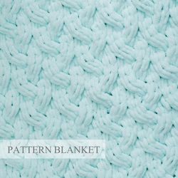 Alize Puffy Blanket Pattern, Loop Yarn Pattern, Finger Knit Pattern, Shadow Spit Pattern