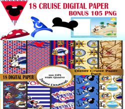 18 Disney Cruise Bundle Png, Disney Png, Mickey Png, Cruise Png, Disney Trip Png, Mickey Png Clipart, Digital download