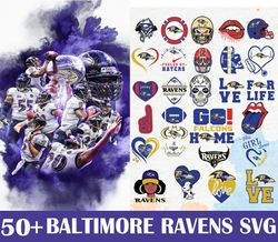 50 Baltimore Ravens Svg Bundle, NFL Teams Svg, NFL svg, American Football Svg, Sport bundle Svg, Digital download