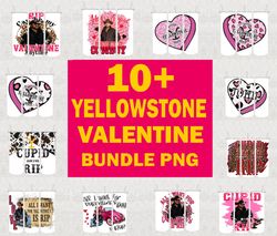 10 Valentine Yellowstone Png Bundle, Yellowstone clipart, Yellowstone Png, Yellowstone Sublimation, Yellowstone Logo Png
