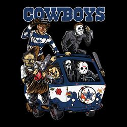 The Killers Club Dallas Cowboys Horror NFL Svg, Dallas Cowboys Svg, Football Svg, NFL Team Svg, Sport Svg, Cut file