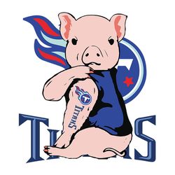 Pig Tattoo Fan Tennessee Titans NFL Svg, Tennessee Titans Svg, Football Svg, NFL Team Svg, Sport Svg, Digital download