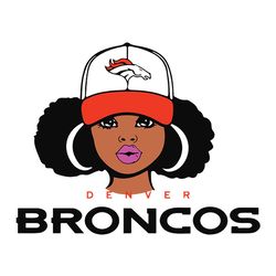 Denver Broncos Girl NFL Svg, Denver Broncos Svg, Football Team Svg, NFL Team Svg, Sport Svg, Digital download