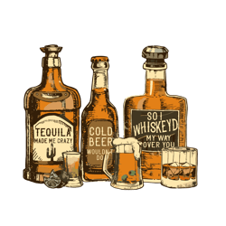Alcoholic Drinks Drinking Lover Svg For Cricut Sublimation Files, Whiskey Svg, Trending Svg, Digital Download