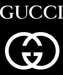 Gucci white Svg, Logo Brand Svg, Logo Svg, Fashion Brand Svg, Famous Brand Svg, Fashion Svg, Instant download