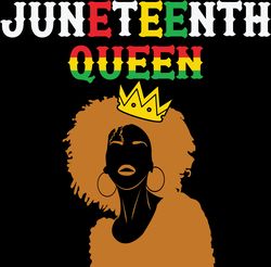 Juneteenth Queen Svg, Juneteenth Svg, Juneteenth Design, Black Girl Svg, African American Svg, Month svg, Cut file