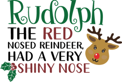 Rudolph The Red Nosed Reindeer Svg, Christmas Svg, Merry christmas Svg, Christmas cookies svg, christmas tree svg