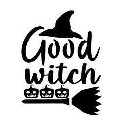 Good witch Png, Halloween Png, Halloween silhouettes, Happy Halloween Png, Pumpkins Png, Sublimation Designs,Png File