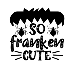So franken cute Png, Halloween Png, Halloween silhouettes, Happy Halloween Png, Pumpkins Png, Ghost Png, Png File
