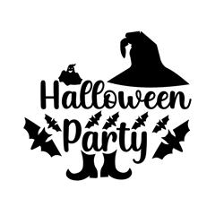 Halloween party Png, Halloween Png, Halloween silhouettes, Happy Halloween Png, Pumpkins Png, Ghost Png, Png File