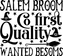 Salem broom Co first quality wanted besoms, Halloween Png, Hocus pocus Png, Happy Halloween Png, Pumpkins Png, Ghost Png