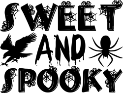 Sweet and spooky Png, Halloween Png, Hocus pocus Png, Happy Halloween Png, Pumpkins Png, Ghost Png, Png file download