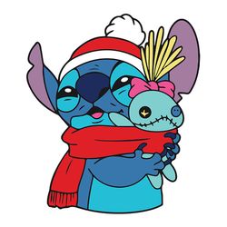 Christmas Stitch Svg, Stitch christmas Svg, Christmas Svg, Cartoon svg, logo Christmas Svg, Instant download