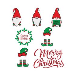 Christmas Gnomes bundle Svg, Gnomes Svg, Christmas Svg, Merry Christmas svg, Logo Christmas Svg, Instant download