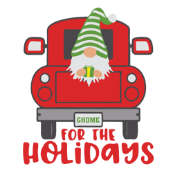 Gnome for the holidays Svg, Gnome Christmas Svg, Funny Christmas Svg, Christmas Svg, Holiday Svg, Digital download