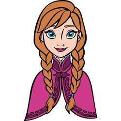 Anna, Disney Princess Christmas Clipart, Princesses Christmas Svg, Disney Princess Svg, Disney Svg, Digital download