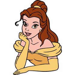 Belle Svg, Beauty And The Beast Svg, Beauty And The Beast Clipart, Disney Svg, Cut File-10