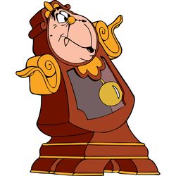 Cogsworth Svg, Beauty And The Beast Svg, Beauty And The Beast Clipart, Disney Svg, Cut File-1