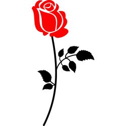 Rose Icon Svg, Beauty And The Beast Svg, Beauty And The Beast Clipart, Disney Svg, Cut File
