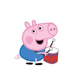 Peppa Pig Svg, Peppa pig family Svg, peppa pig family Clipart, Pig Svg, Peppa svg, Digital download-59