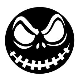 Jack Skellington Shiloutte, Christmas Png, Halloween Nightmare Png, Nightmare Png, Digital download-3