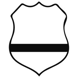 Police Badge Thin Blue Line Svg, Police Svg, Thin blue line svg, Blue Lives Matter, Digital download-4