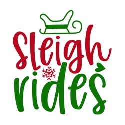 Sleigh rides Svg, Christmas Svg, Christmas Svg Design, Christmas logo Svg, Digital download-3