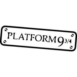 Platform Svg, Harry Potter Svg, Harry Potter Movie Svg, Hogwarts Svg, Digital Download