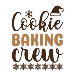 Cookie baking crew Svg, Christmas Svg, Christmas logo Svg, Digital download