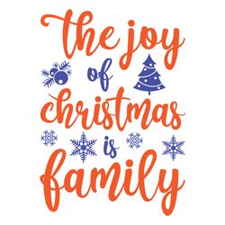 The joy christmas family Svg, Christmas Svg, Christmas logo Svg, Digital download