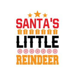 Santa little reindeer Svg, Christmas Svg, Christmas logo Svg, Merry Christmas Svg, Digital download
