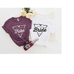bride tribe houston t-shirts, bridesmaid proposal shirt, bachelorette