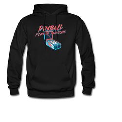 pinball hoodie. pinball machine sweatshirt. pinball sweatshirt. pinball