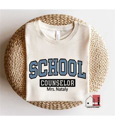 customized school counselor shirt, school therapy shirt, counselor shirt, gift for school counselor, school counselor gi