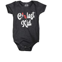 coolest kid, summer rompers, popsicles, funny baby clothes,