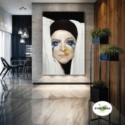 Zeki Modern Album Cover Art Gonesi Roll Up Canvas, Stretched Canvas Art, Framed Wall Art Painting