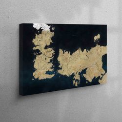 best movie map canvas poster, movie map canvas art, map 3d canvas, antique map art canvas, large wall decor, farmed canv