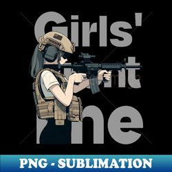 Girls Frontline Tactical Chic Tee Where Strength Meets Style - Artistic Sublimation Digital File