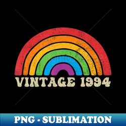 Vintage 1994 - Retro Rainbow Vintage-Style - Premium PNG Sublimation File